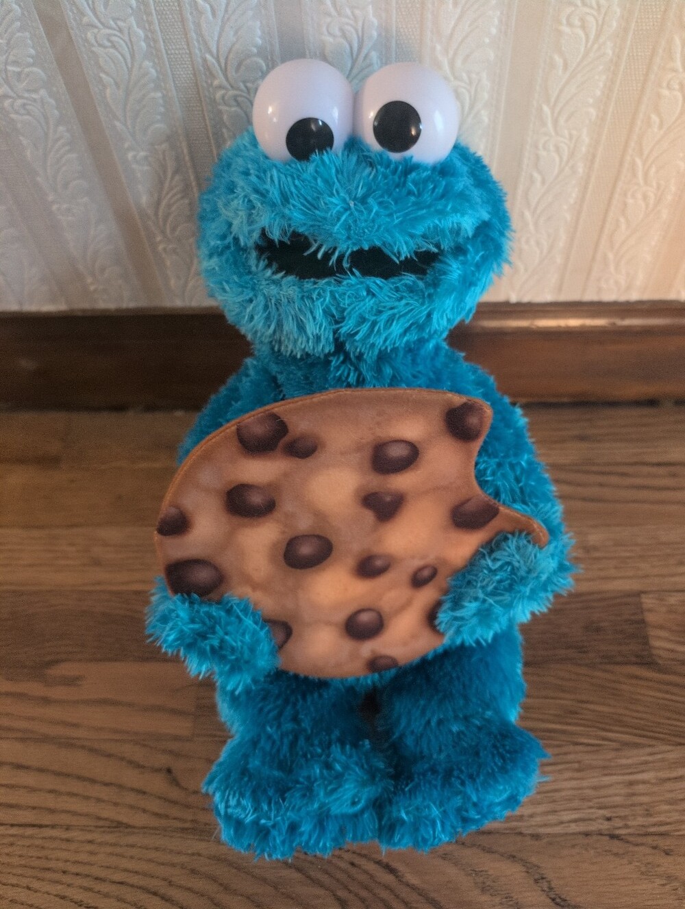 Sesame Street Peek A Boo Cookie Monster Talking *Works